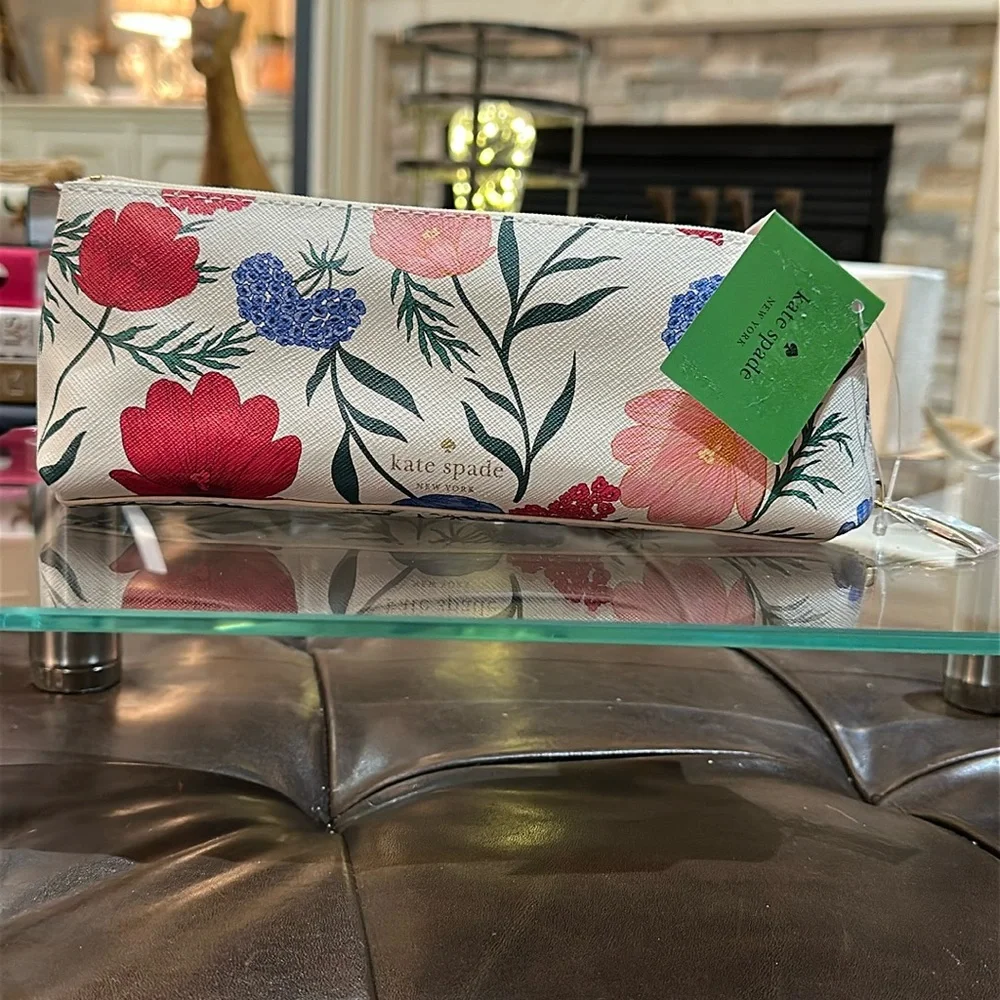 Authentic Kate Spade ♠️ New York “Blossom” Pencil Case w/Accessories, NWT